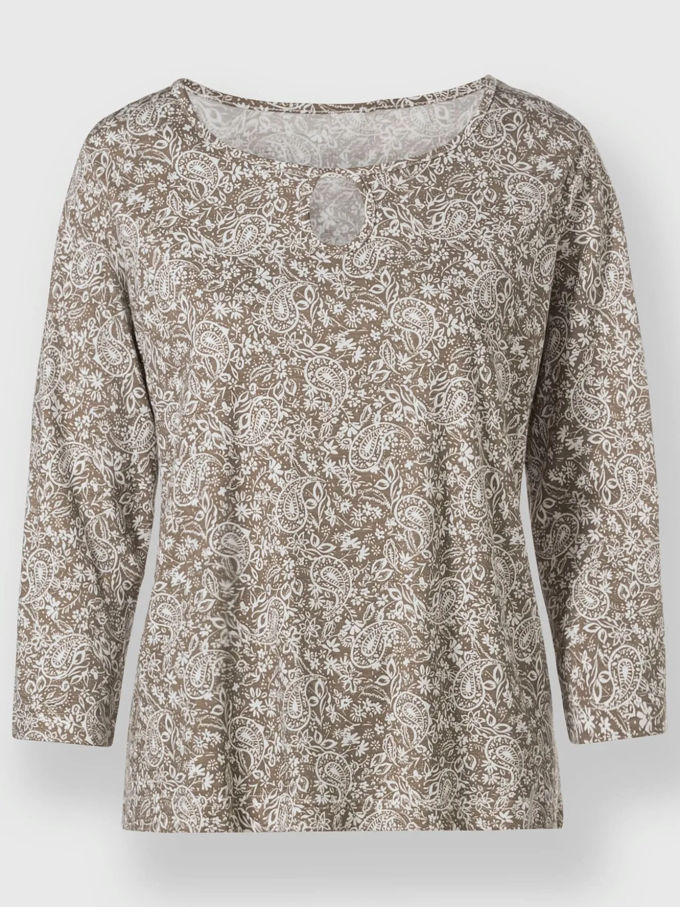 T-shirt imprimé 50% coton et 50% modal