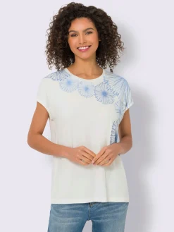 T-shirt imprimé accents brillants