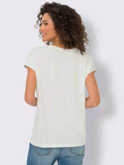 T-shirt imprimé accents brillants