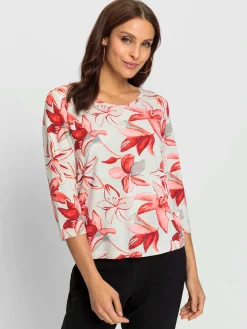 T-shirt imprimé avec viscose (ecovero)