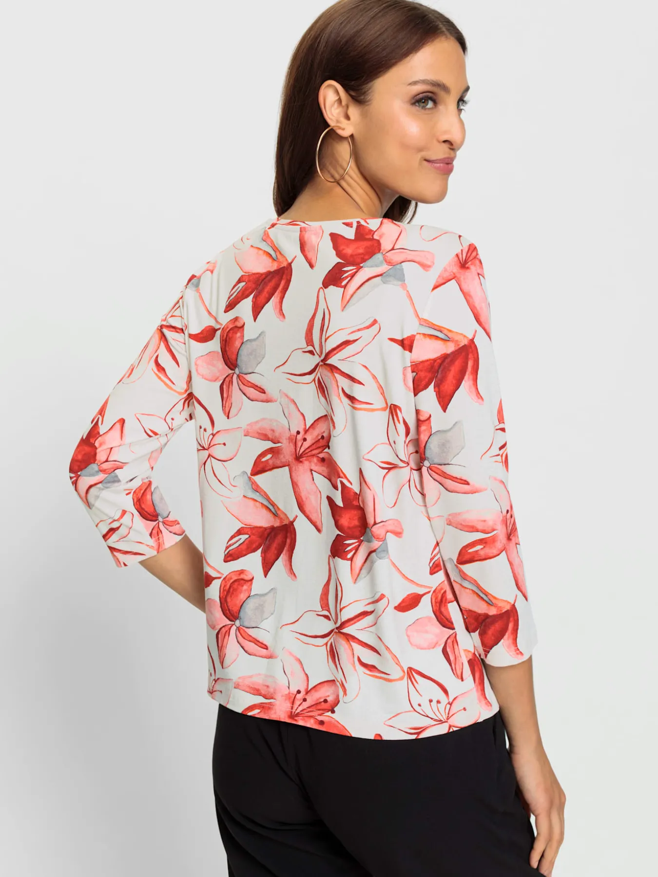 T-shirt imprimé avec viscose (ecovero)