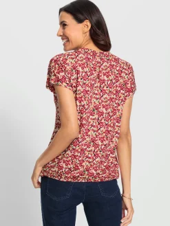 T-shirt imprimé avec viscose (ecovero)