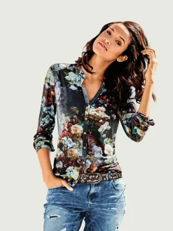 T-shirt imprimé floral tendance