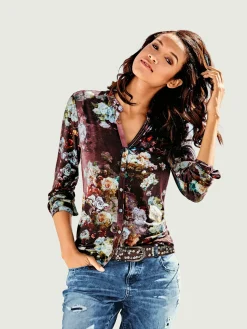 T-shirt imprimé floral tendance