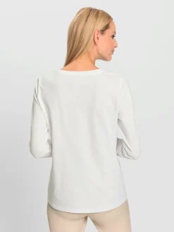 T-shirt imprimé imprimé feuille doré