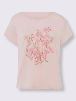 T-shirt imprimé imprimé floral devant