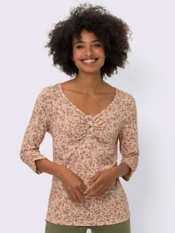T-shirt imprimé imprimé mille fleurs
