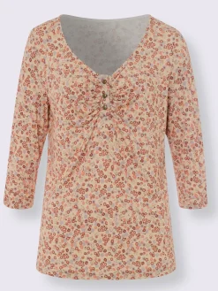 T-shirt imprimé imprimé mille fleurs
