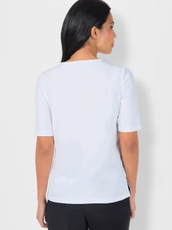 T-shirt imprimé imprimé transfert couleur argenté