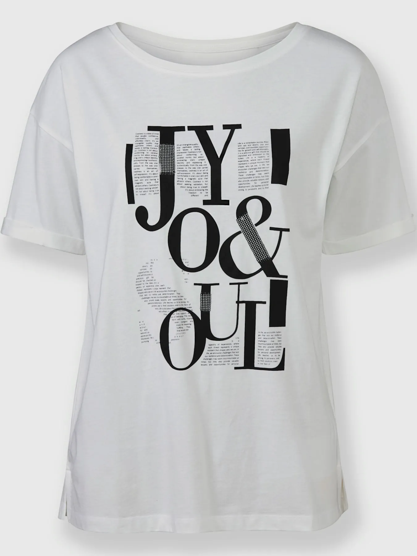T-shirt imprimé inscription tendance