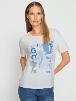 T-shirt imprimé joli imprimé devant