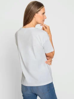 T-shirt imprimé joli imprimé devant