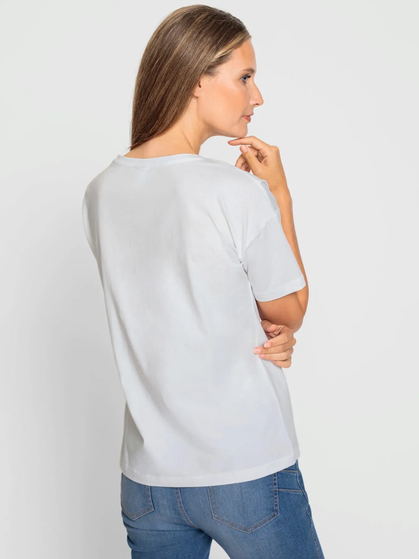 T-shirt imprimé joli imprimé devant