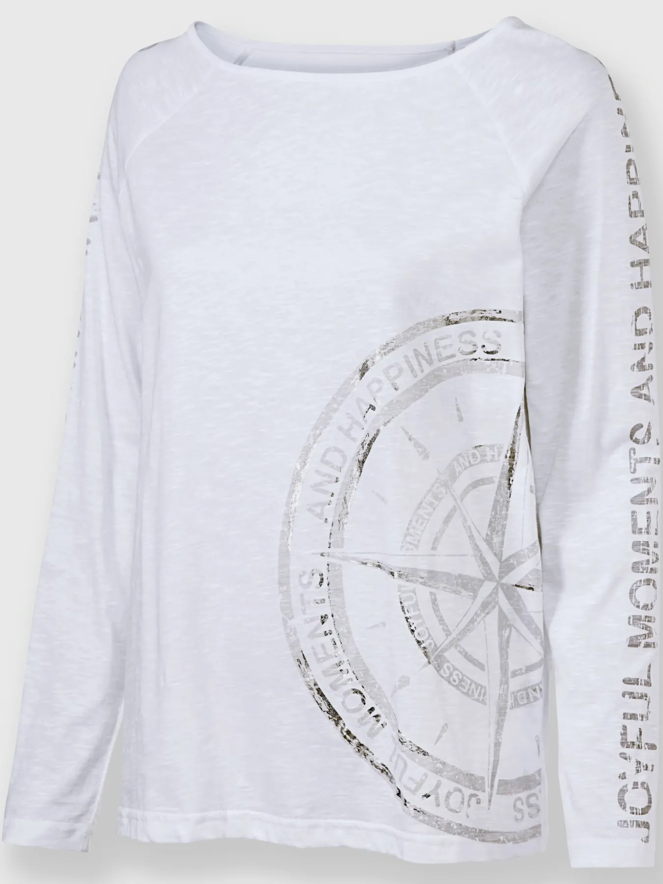 T-shirt imprimé joli imprimé feuille devant