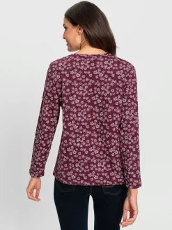T-shirt imprimé joli motif floral