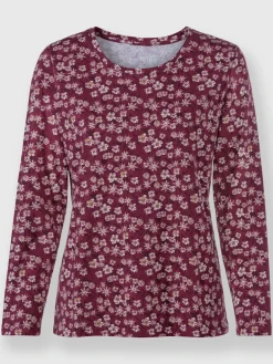T-shirt imprimé joli motif floral