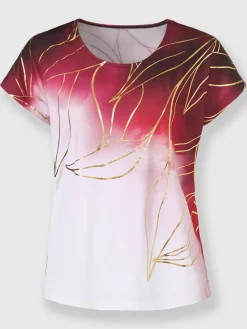 T-shirt imprimé matière supérieure facile d'entretien