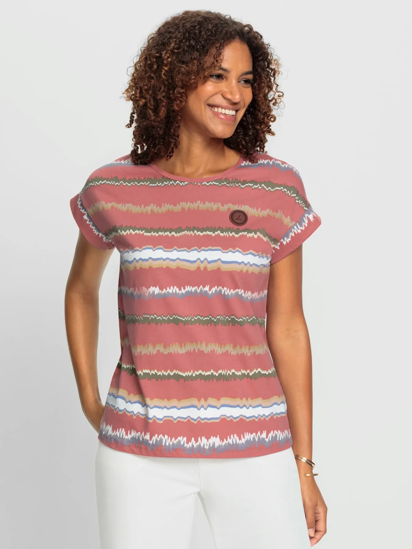 T-shirt imprimé pur coton