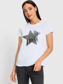 T-shirt imprimé pur coton