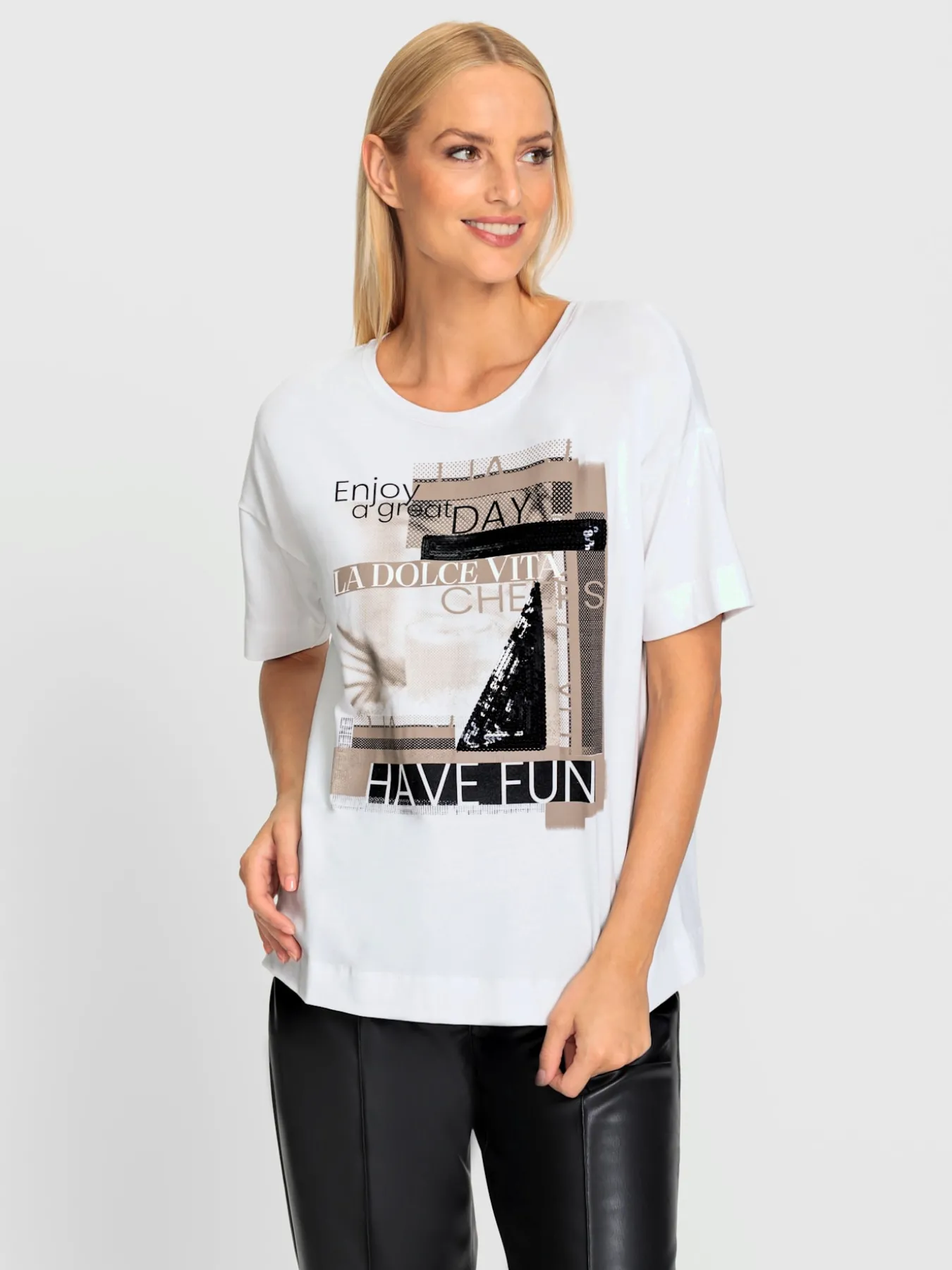 T-shirt imprimé qualité coton doux sur la peau