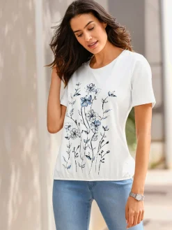 T-shirt imprimé qualité coton doux sur la peau