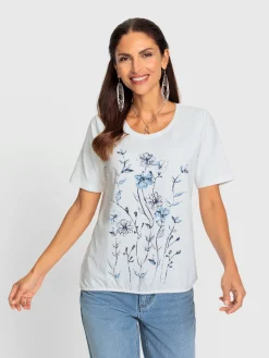 T-shirt imprimé qualité coton doux sur la peau