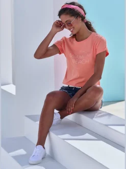 T-shirt imprimé tendance devant