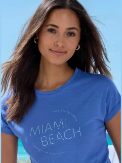 T-shirt imprimé tendance devant