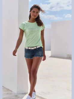 T-shirt imprimé tendance devant