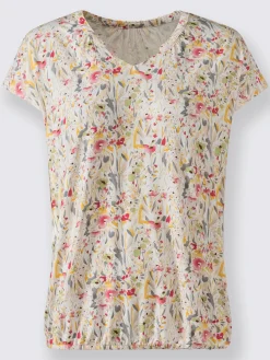 T-shirt imprimé viscose