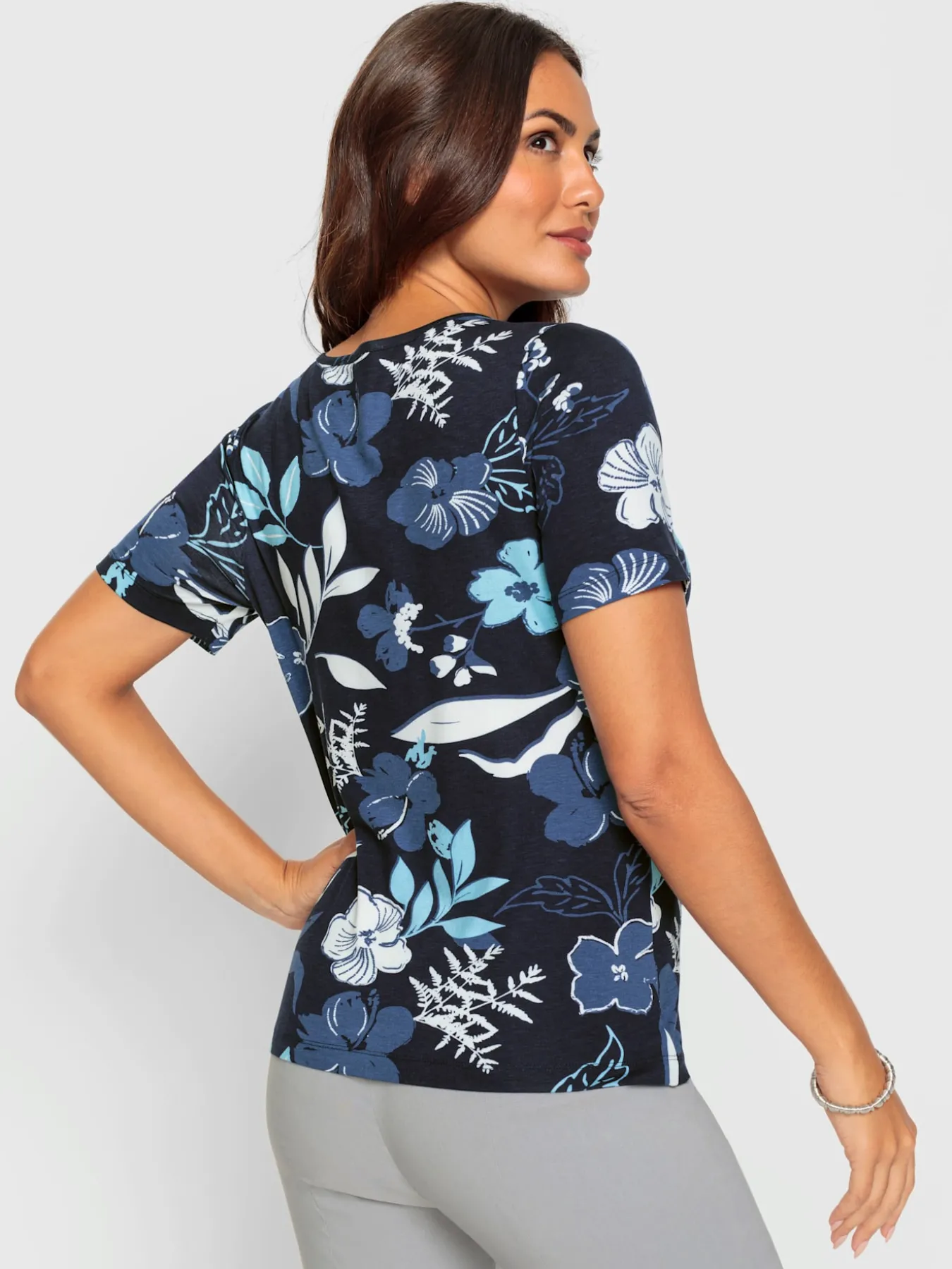 T-shirt imprimé viscose