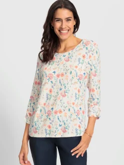 T-shirt imprimé viscose