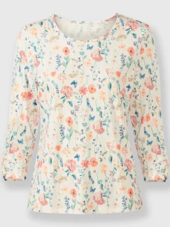 T-shirt imprimé viscose