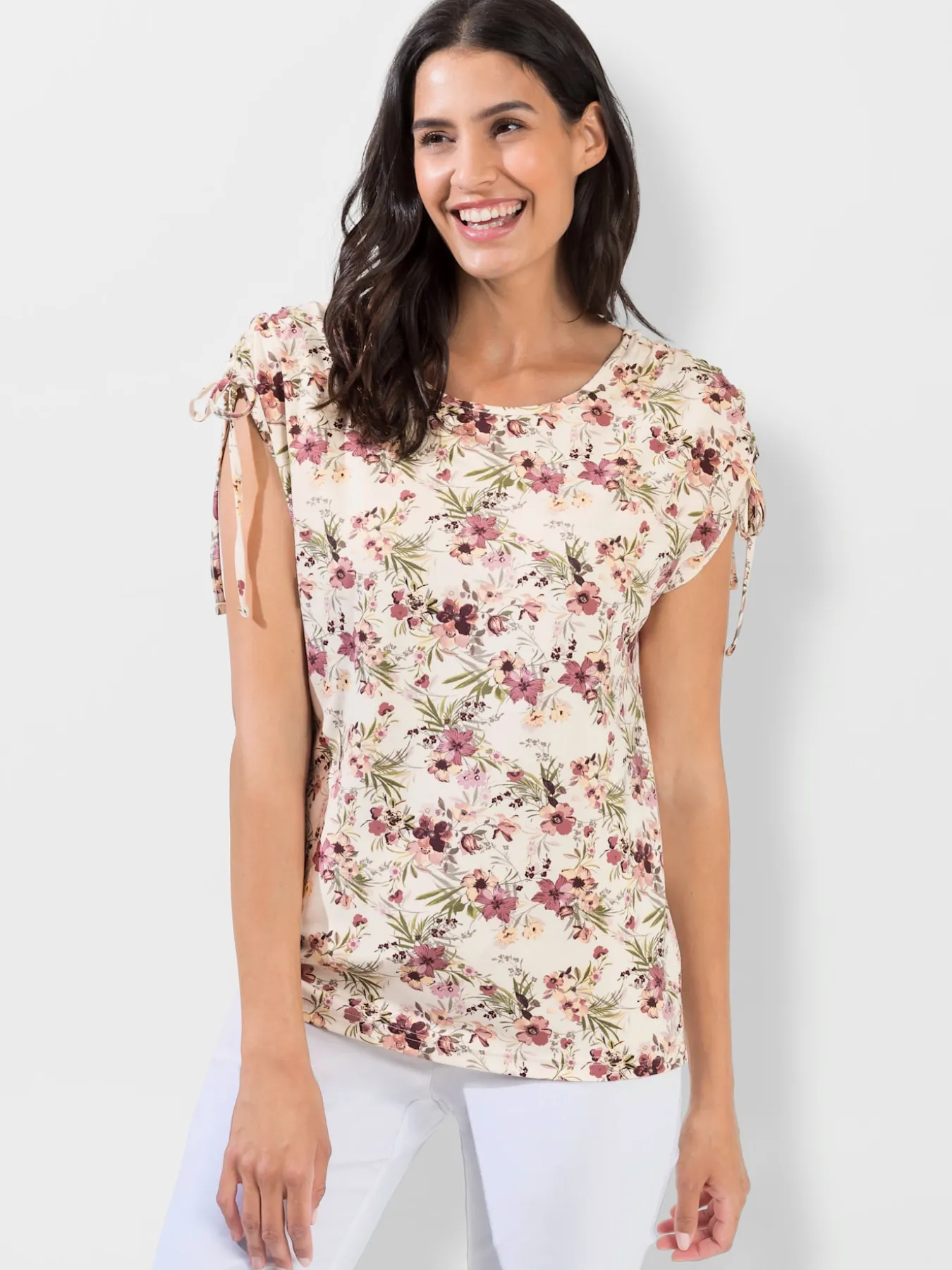 T-shirt imprimé viscose