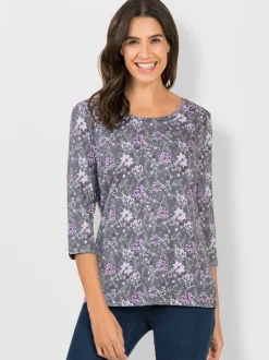 T-shirt imprimé viscose
