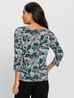 T-shirt imprimé viscose