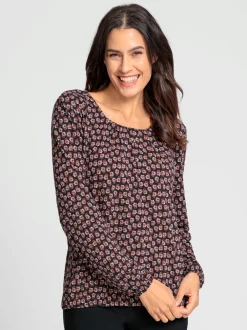 T-shirt imprimé viscose