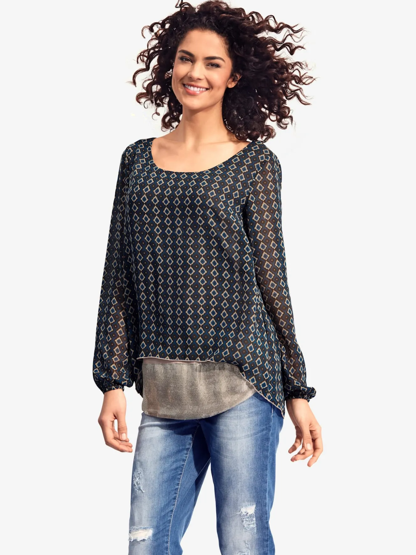 T-shirt joli look 2 en 1
