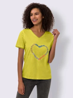T-shirt jolie broderie