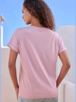 T-shirt logo imprimé au dos