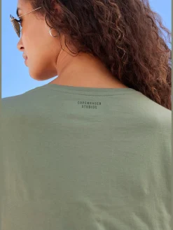 T-shirt logo imprimé au dos