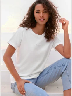 T-shirt logo imprimé devant