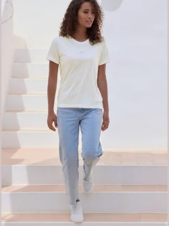 T-shirt logo imprimé devant