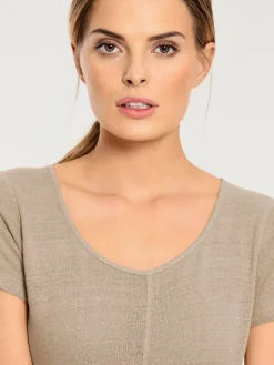 T-shirt long coupe évasée tendance