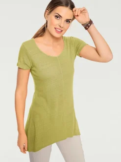 T-shirt long coupe évasée tendance