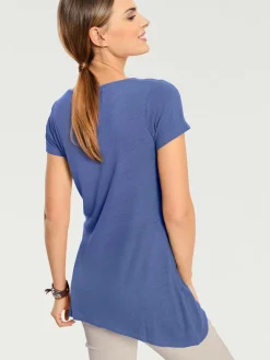 T-shirt long coupe évasée tendance