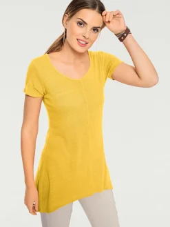 T-shirt long coupe évasée tendance