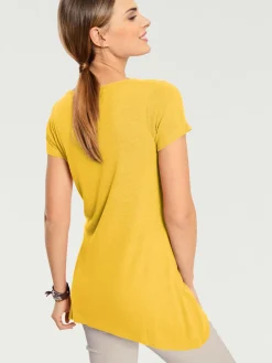 T-shirt long coupe évasée tendance
