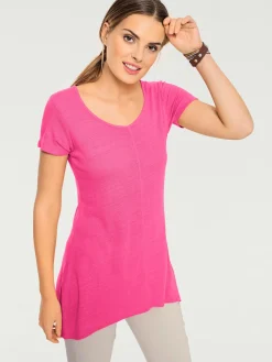 T-shirt long coupe évasée tendance