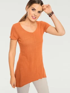 T-shirt long coupe évasée tendance